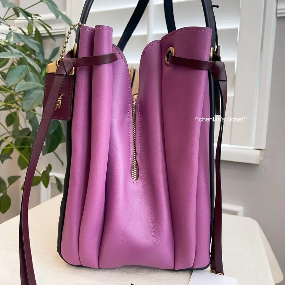 🔥NeW! Coach Harmony Colorblock Hobo - Picture 8 of 16